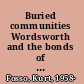 Buried communities Wordsworth and the bonds of mourning /