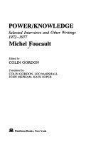 Power/knowledge : selected interviews and other writings, 1972-1977 /