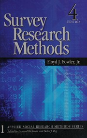 Survey research methods /