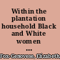 Within the plantation household Black and White women of the Old South /