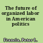 The future of organized labor in American politics