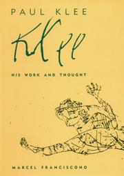 Paul Klee : his work and thought /