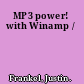 MP3 power! with Winamp /