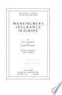 Workingmen's insurance in Europe