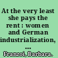 At the very least she pays the rent : women and German industrialization, 1871-1914 /