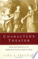 Character's theater genre and identity on the eighteenth-century English stage /