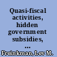 Quasi-fiscal activities, hidden government subsidies, and fiscal adjustment in Armenia