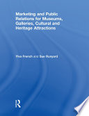 Marketing and public relations for museums, galleries, cultural and heritage attractions