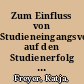 Zum Einfluss von Studieneingangsvoraussetzungen auf den Studienerfolg Erstsemesterstudierender im Fach Chemie /