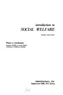 Introduction to social welfare /