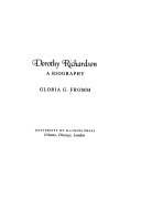 Dorothy Richardson : a biography /