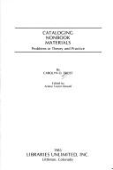 Cataloging nonbook materials : problems in theory and practice /