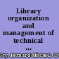 Library organization and management of technical reports literature /