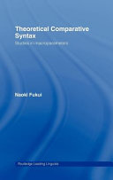 Theoretical comparative syntax : studies in macroparameters /