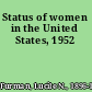 Status of women in the United States, 1952