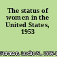 The status of women in the United States, 1953