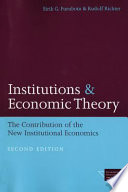 Institutions and economic theory the contribution of the new institutional economics /