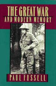 The Great War and modern memory /