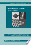 Nanostructured silicon for photonics : from materials to devices /