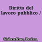 Diritto del lavoro pubblico /