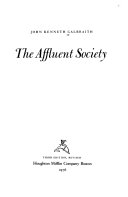 The affluent society /