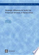 Strategic alliances to scale up financial services in rural areas