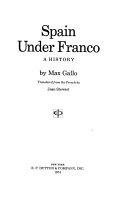 Spain under Franco ; a history /