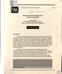 Electronic records management as strategic opportunity : a case study of the State University of New York, Office of Archives and Records Management : teaching notes /