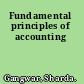 Fundamental principles of accounting