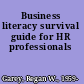 Business literacy survival guide for HR professionals