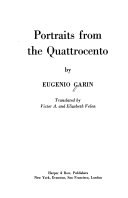 Portraits from the Quattrocento /