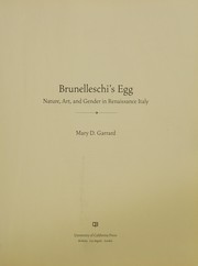 Brunelleschi's egg : nature, art, and gender in Renaissance Italy /