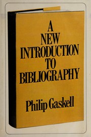 A new introduction to bibliography /