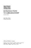 Introduction to librarianship /