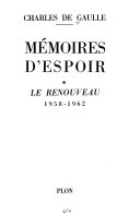 Mémoires d'espoir /