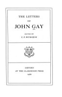 The letters of John Gay /