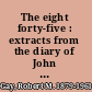 The eight forty-five : extracts from the diary of John Skinner, a commuter /