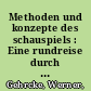 Methoden und konzepte des schauspiels : Eine rundreise durch theorie und handwerk /