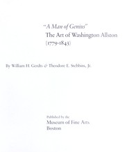 "A man of genius" : the art of Washington Allston (1779-1843) /