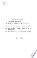 The retarded child: how to help him a handbook for teachers describing the individual program method of training the deficient child in rural and graded schools