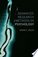 Advanced research methods in psychology