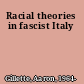 Racial theories in fascist Italy