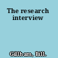 The research interview