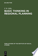Basic thinking in regional planning /