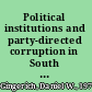 Political institutions and party-directed corruption in South America : stealing for the team /