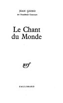 Le chant du monde.