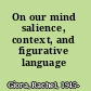 On our mind salience, context, and figurative language /