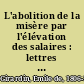 L'abolition de la misère par l'élévation des salaires : lettres a M. Thiers /