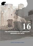 The historiography of landscape research on Crete