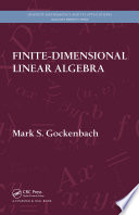 Finite-dimensional linear algebra /